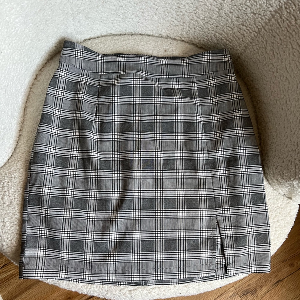 Garage Plaid Mini Skirt | PS